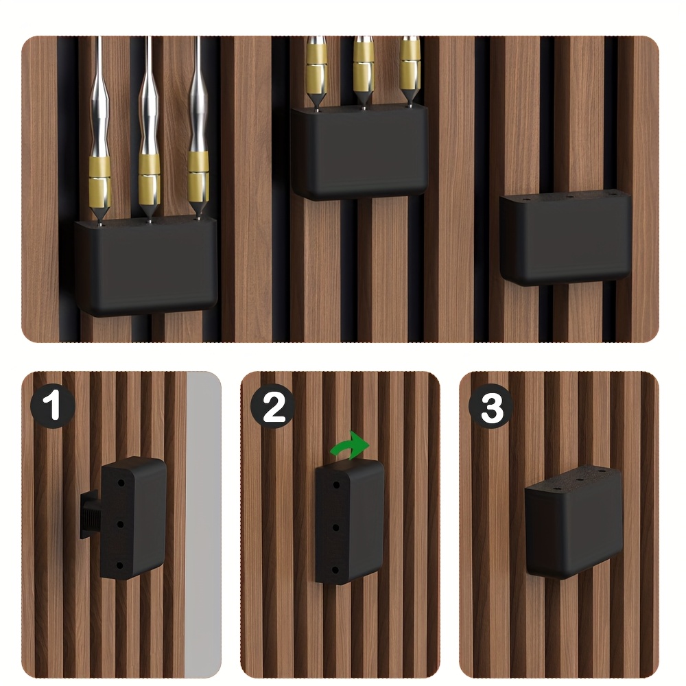 Gaming Accessories Rack - 1pc Dart Rack No Drilling Soundproofing