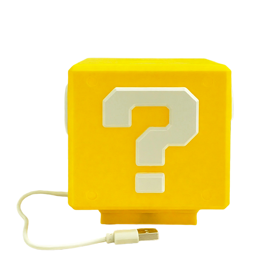 Gaming Accessories Room - 2026Question Block Lamp with Sound Effects