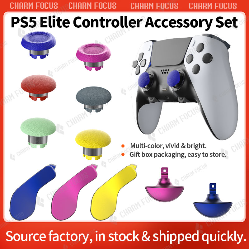 Gaming Accessories For Ps5 - 10-in-1 Plastic Thumbstick Joystick Cap for
