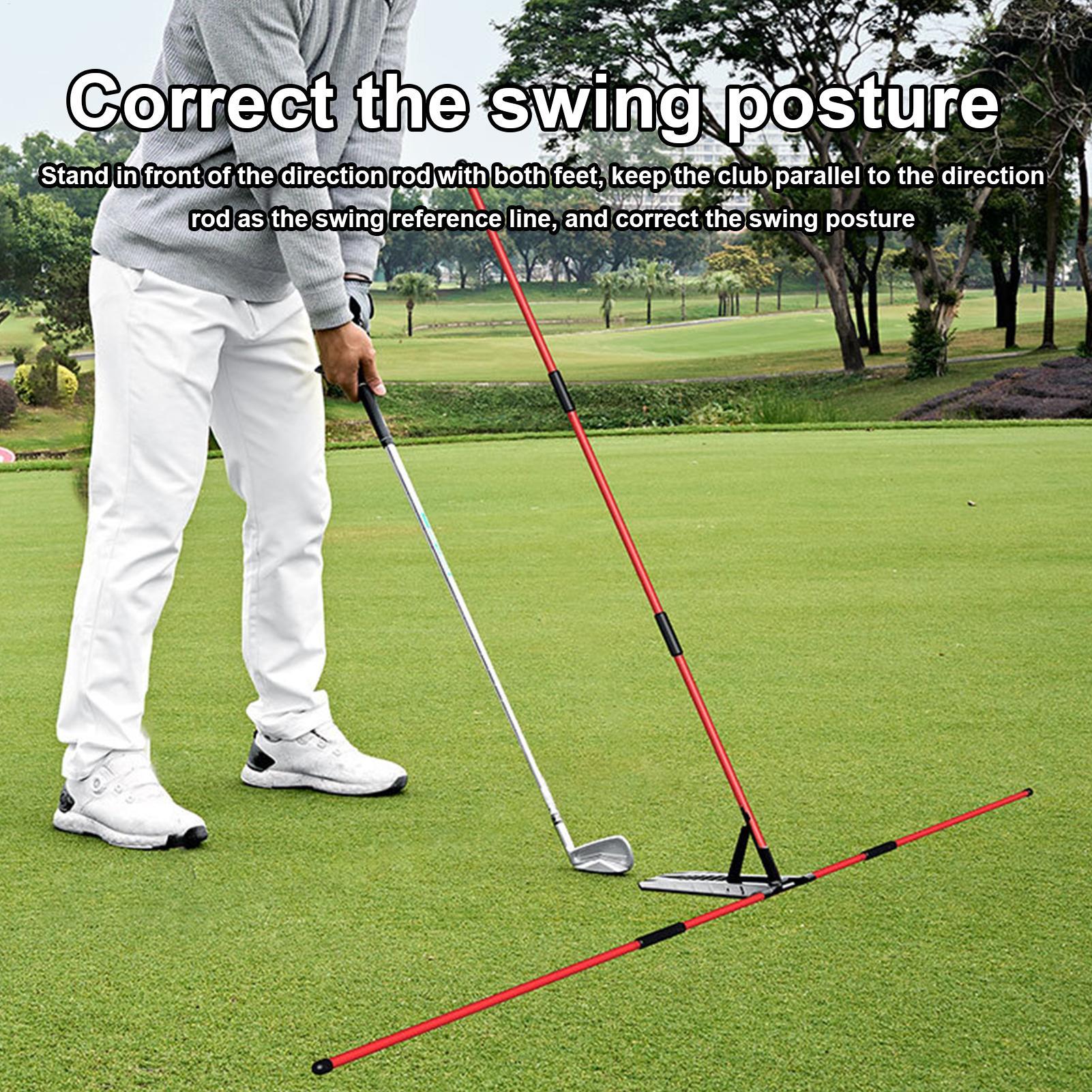 Desk Corner Mat - Golf Alignment Sticks Training Aid Portable
