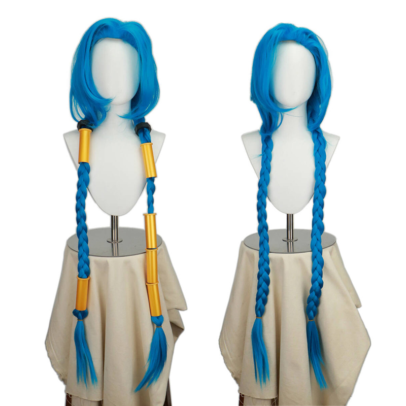 Jinx Gaming Accessories - “League of Legends” Jinx Cosplay Wig