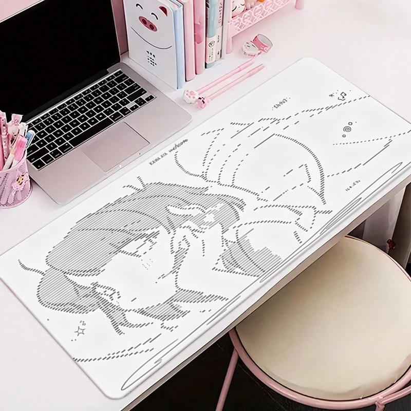 Gaming Accessories Cheap - 1Pcs Leather Mouse Pad Anime Angel
