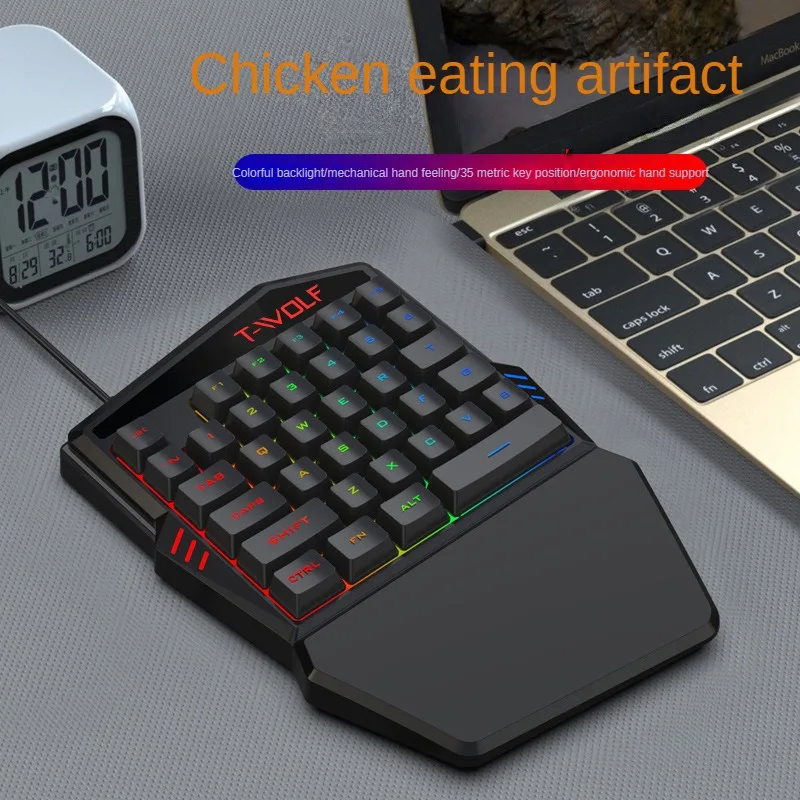 T-WOLF TF900 One Handed Keyboa - đánh giá và giá Gaming Hand Accessories
