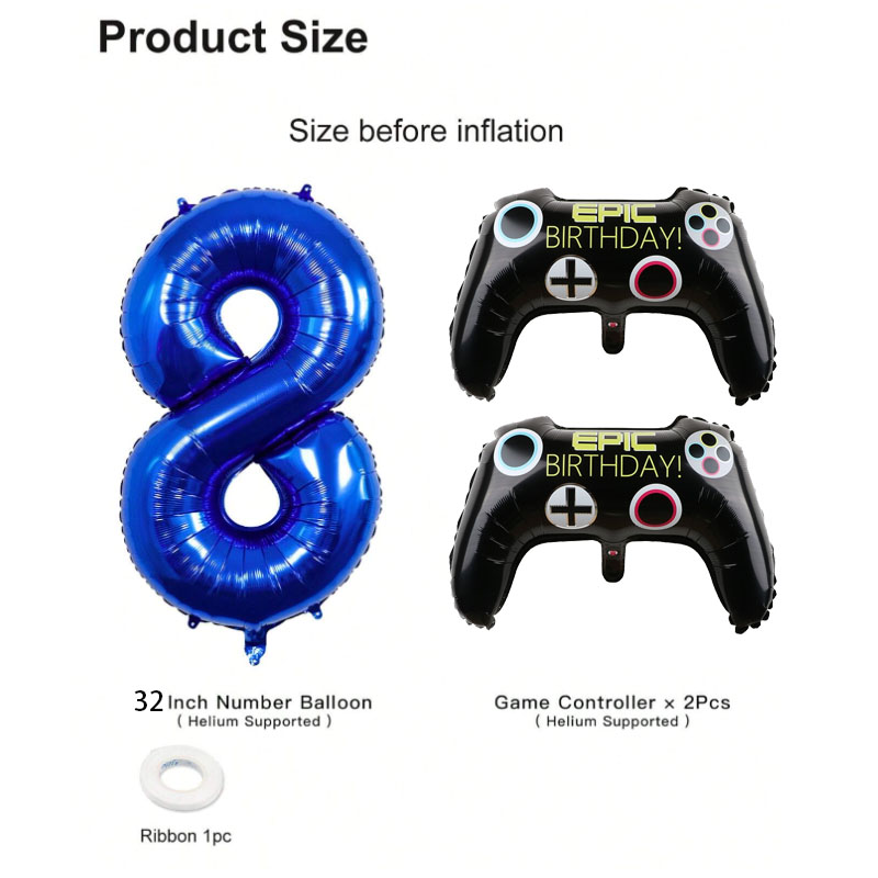 3pcs Video Game Party Supplies - đánh giá và giá Gaming Accessories Room