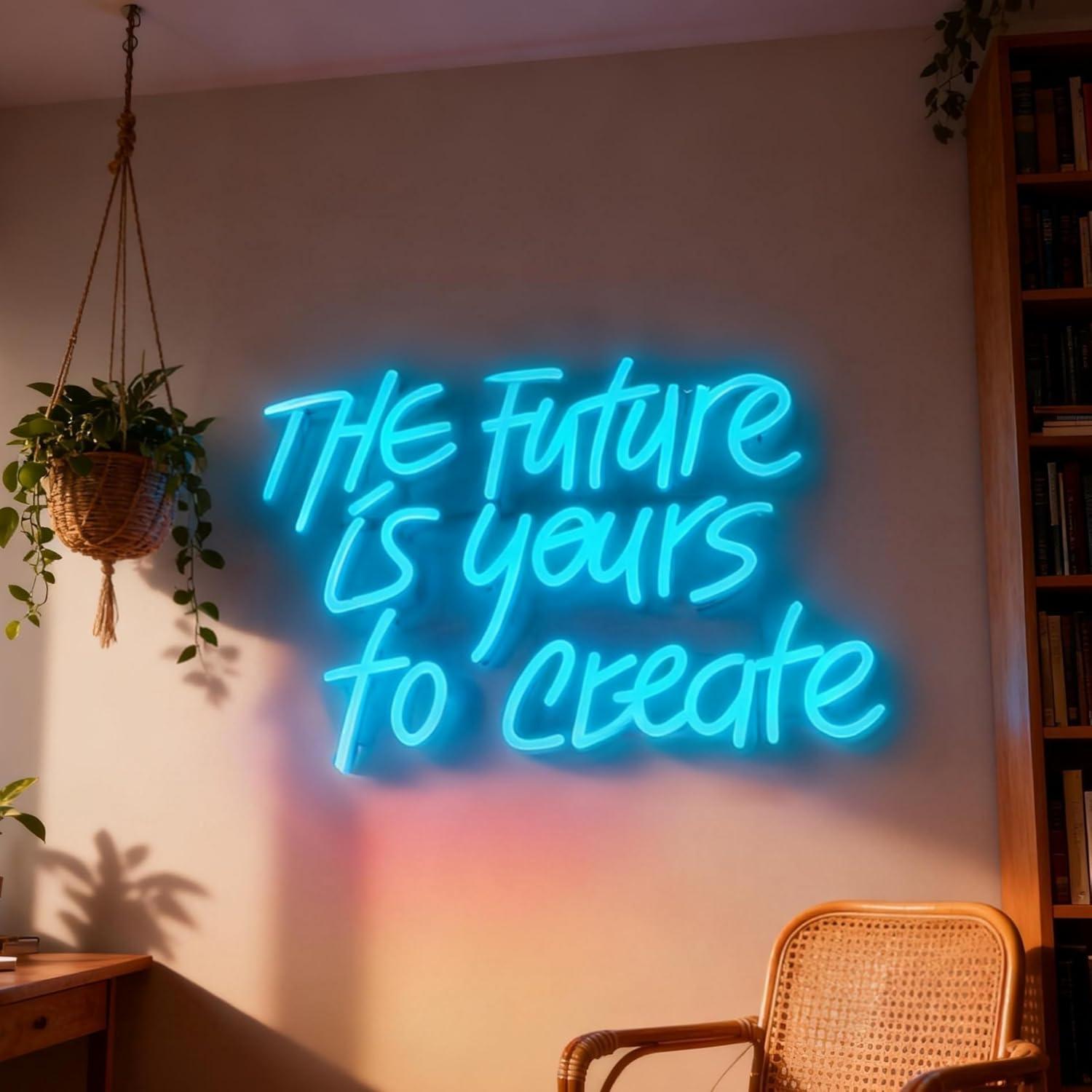 The Future is Yours Neon Sign  - đánh giá và giá Accessories For Your Gaming Room