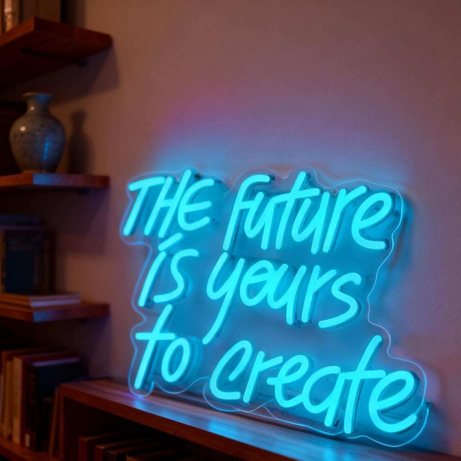 The Future is Yours Neon Sign  - đánh giá và giá Accessories For Your Gaming Room