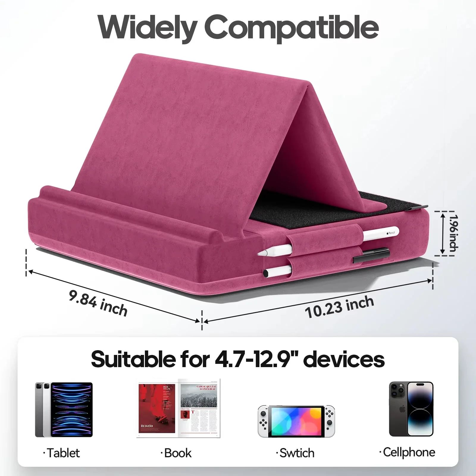 Upgraded Tablet Pillow Stand M - đánh giá và giá Desk Corner Mat