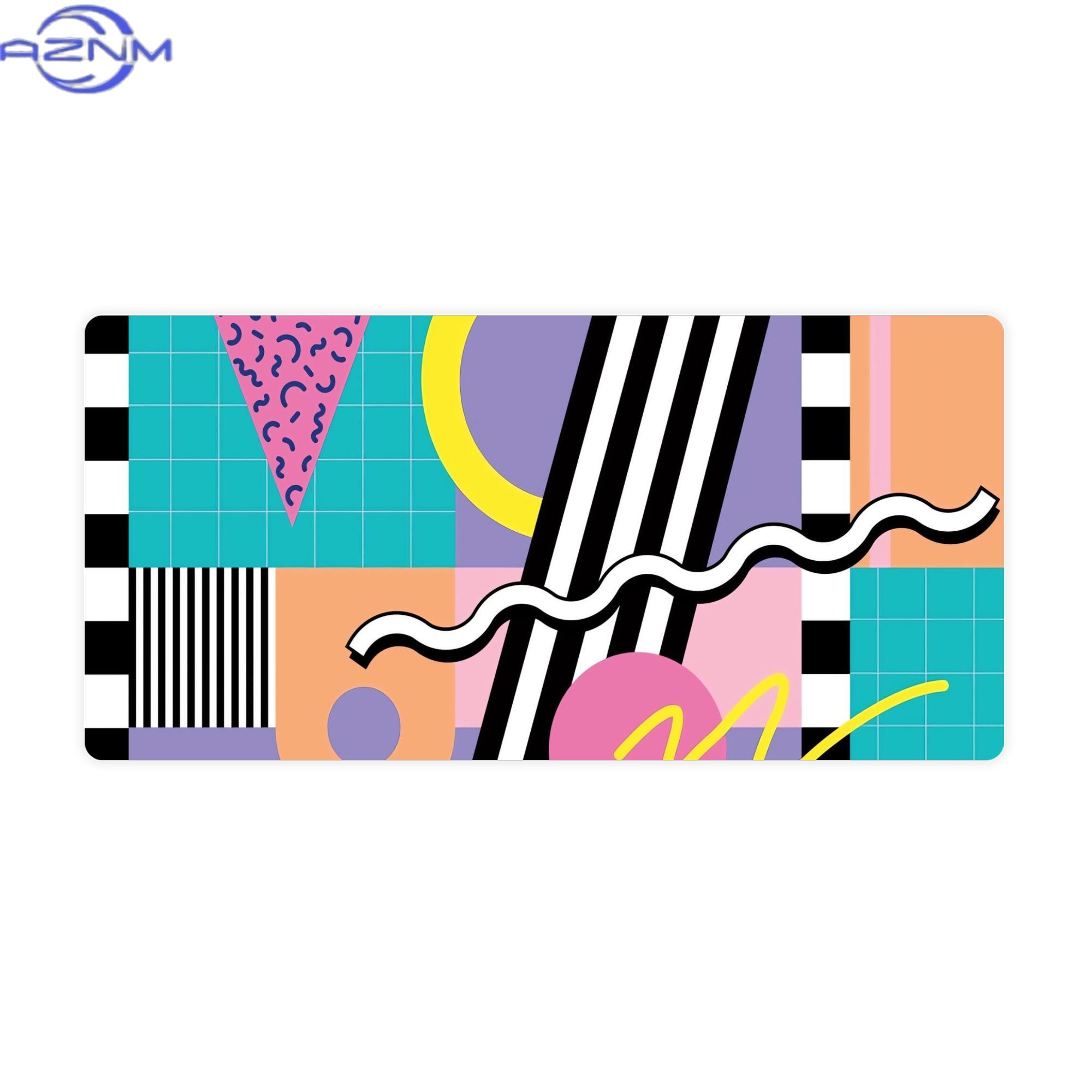Memphis Pattern 91  90s 80s De - đánh giá và giá Desk Corner Mat