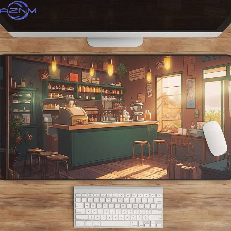 Kawaii Anime Desk Mat Coffee S - đánh giá và giá Gaming Accessories Shop