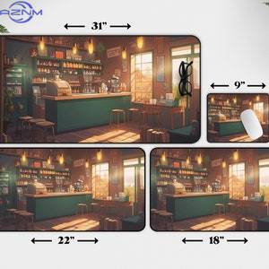 Kawaii Anime Desk Mat Coffee S - đánh giá và giá Gaming Accessories Shop