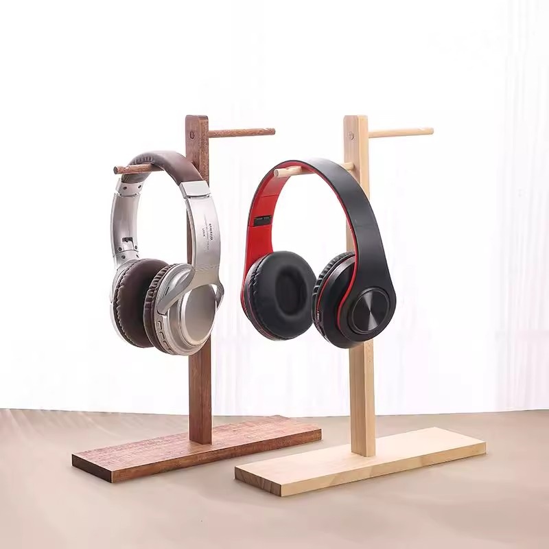 Wood Headphone Stand Earphone  - đánh giá và giá Gaming Accessories Rack