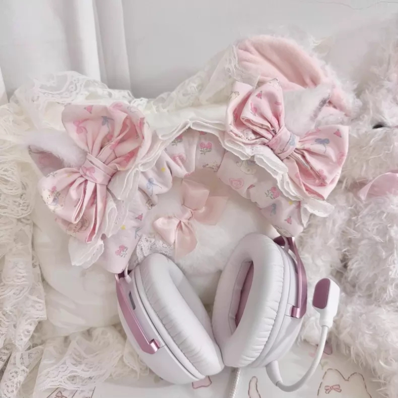 Ruffled Edge Lace Head Mounted - đánh giá và giá Gaming Accessories Rack