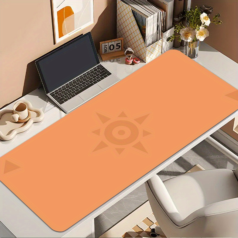 XXL Large Desk Mat Warm Orange - đánh giá và giá Desk Corner Mat