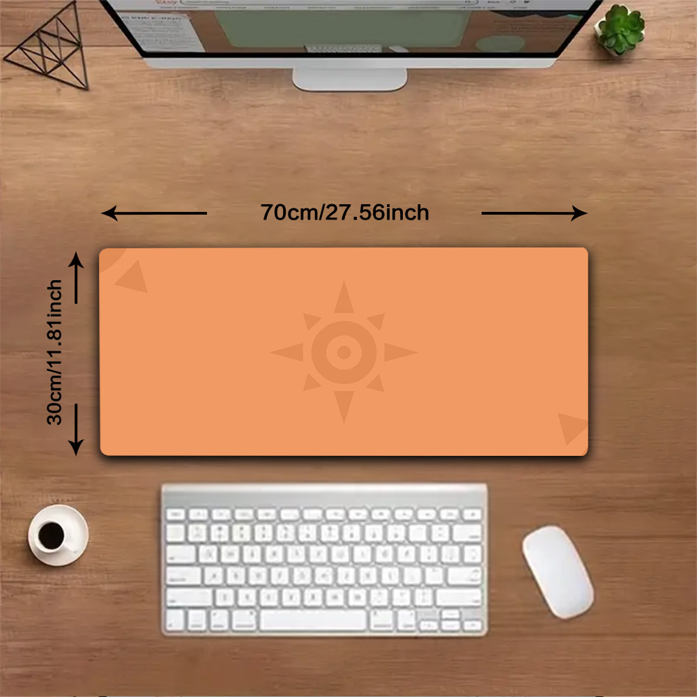 XXL Large Desk Mat Warm Orange - đánh giá và giá Desk Corner Mat