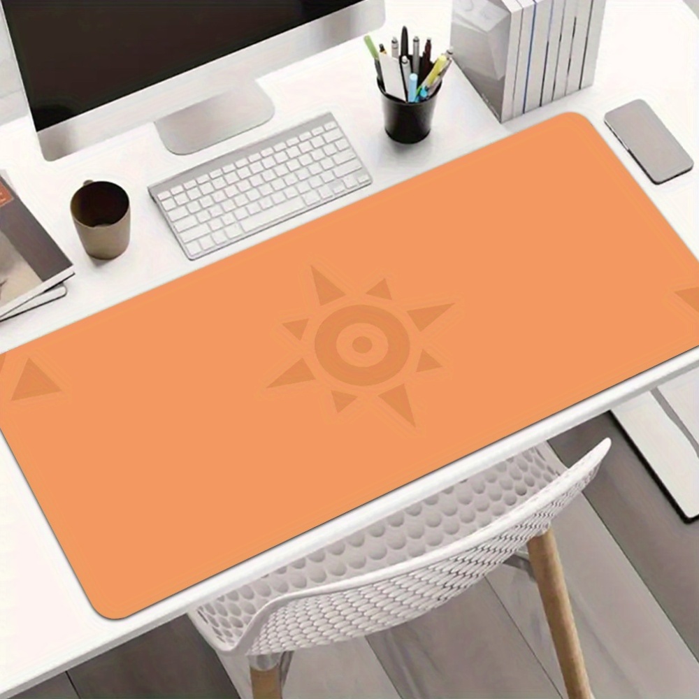 XXL Large Desk Mat Warm Orange - đánh giá và giá Desk Corner Mat