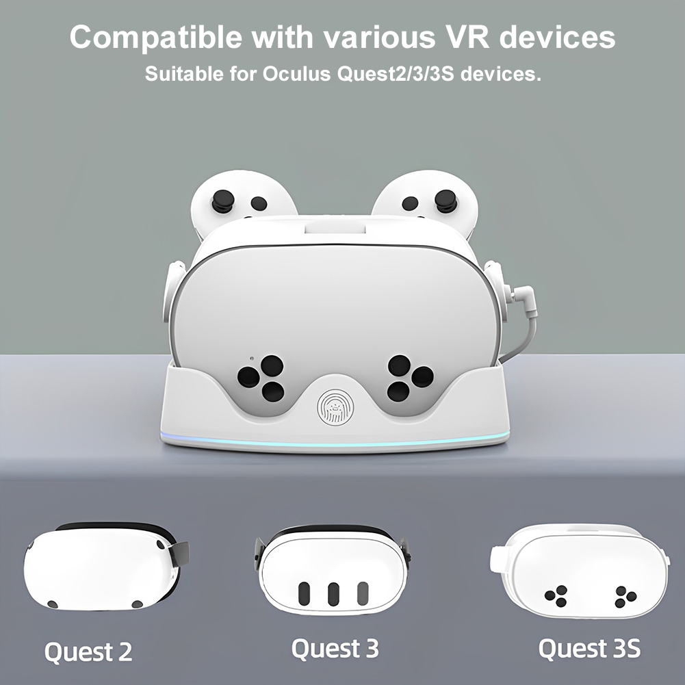 Charging Dock for Meta Quest 3 - đánh giá và giá Headset Stand Rgb
