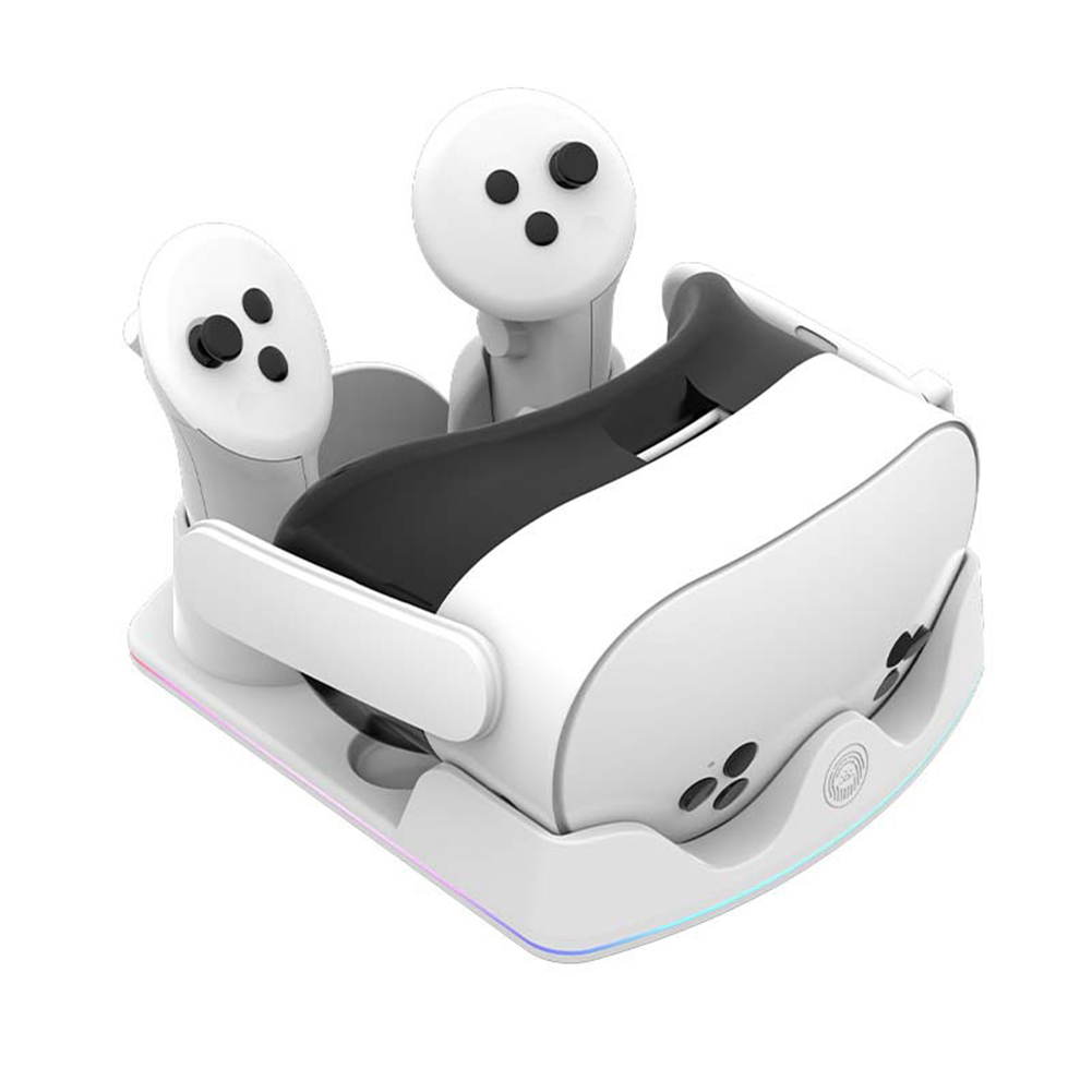 Charging Dock for Meta Quest 3 - đánh giá và giá Headset Stand Rgb