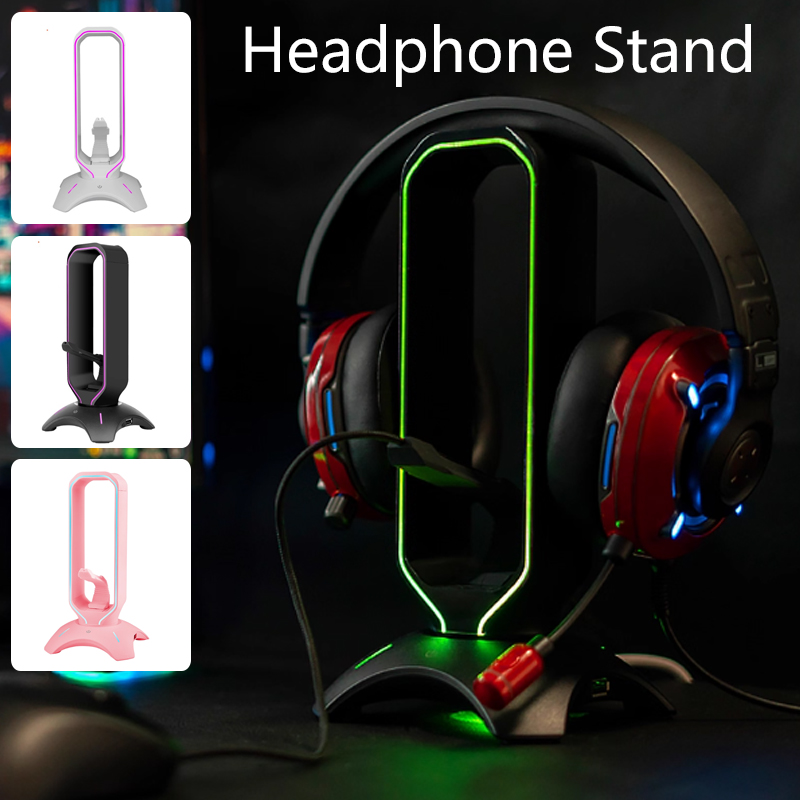 RGB Gaming Headphone Stand wit - đánh giá và giá Headset Stand Rgb
