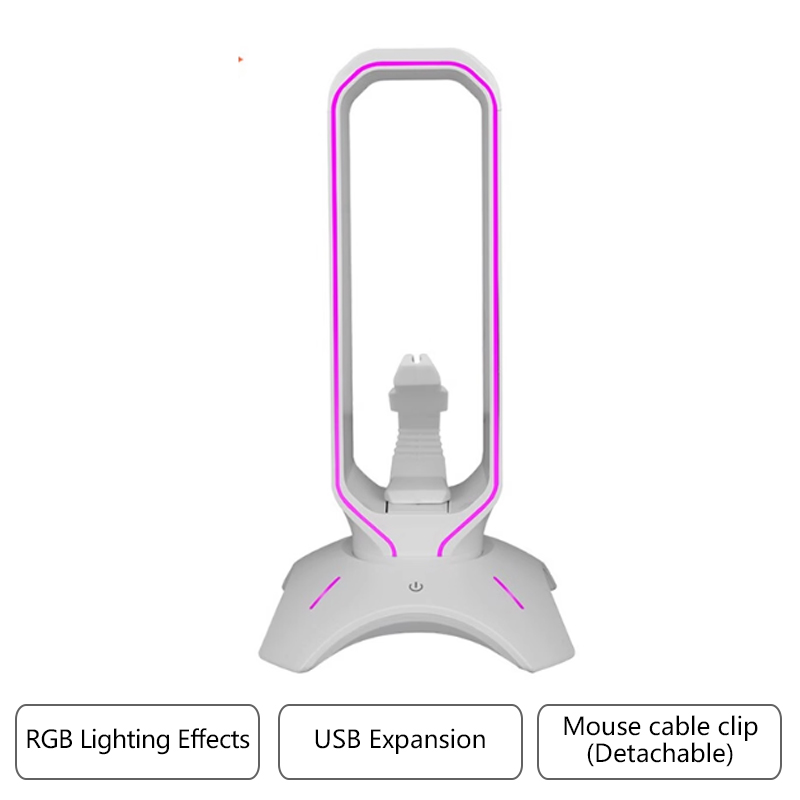 RGB Gaming Headphone Stand wit - đánh giá và giá Headset Stand Rgb