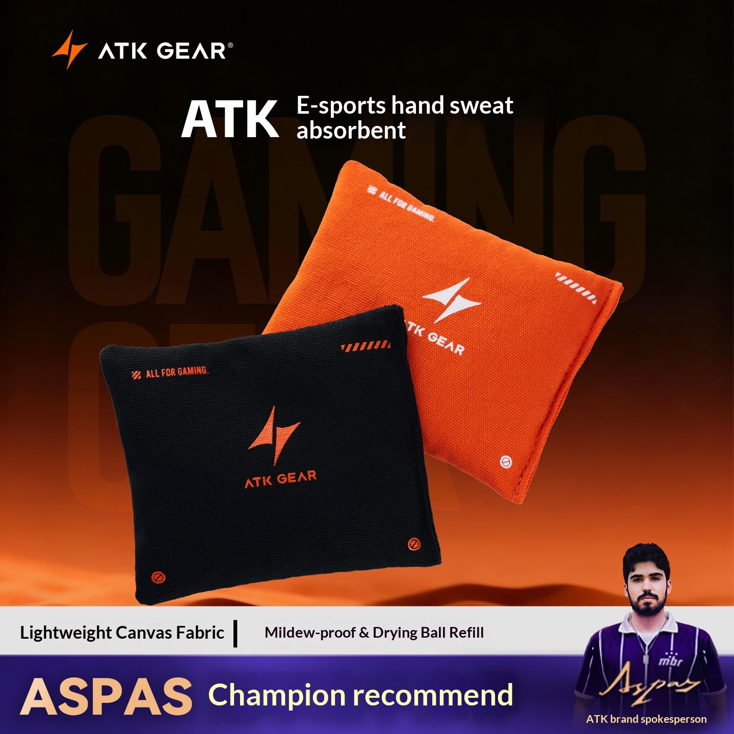 ATK Esports Palm Sweat Packs S - đánh giá và giá Gaming Hand Accessories
