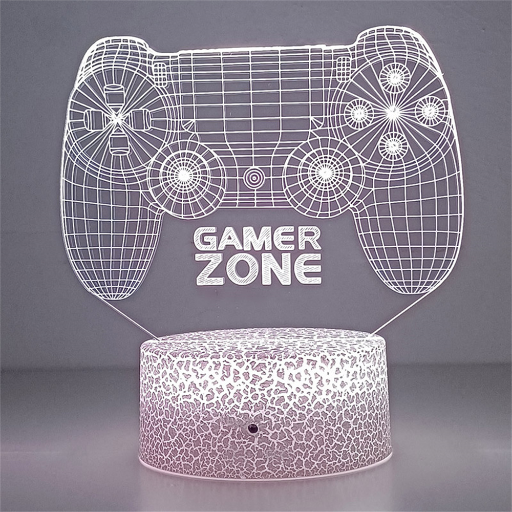 GAMER 3D Lamp LED Night Light  - đánh giá và giá Accessories For Your Gaming Room