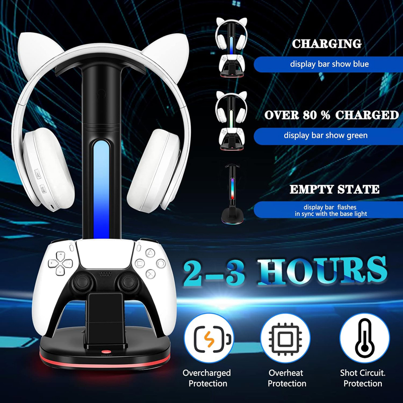 Controller Charging Station W  - đánh giá và giá Headset Stand Rgb