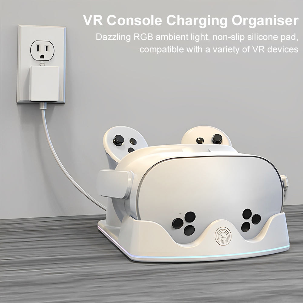Charging Dock for Meta Quest 3 - đánh giá và giá Headset Stand Rgb