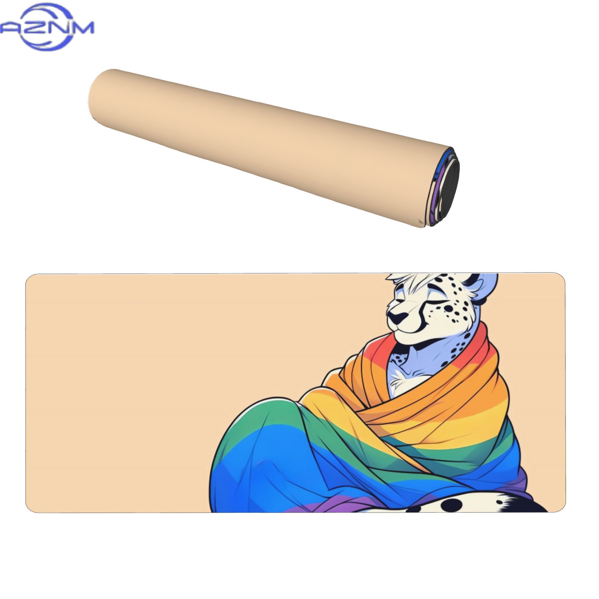Comfy Womfy Furry Pride Cheeta - đánh giá và giá Desk Corner Mat
