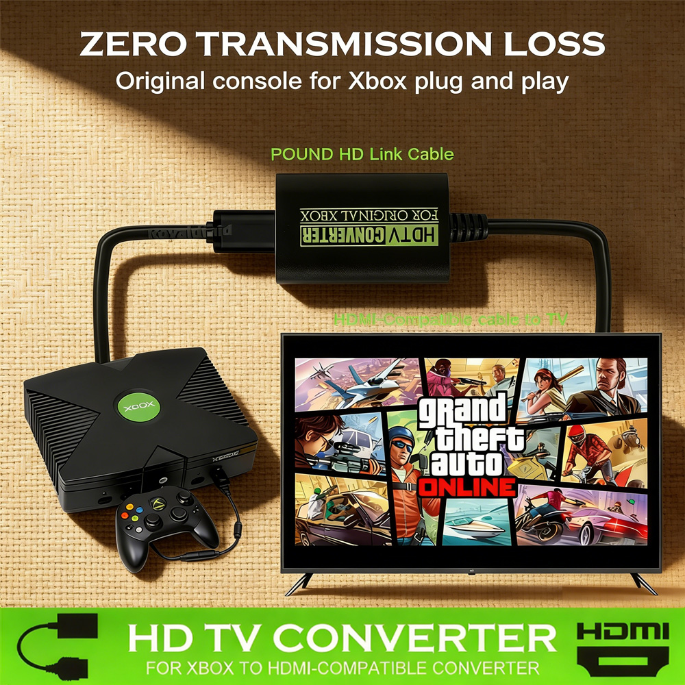 Original Xbox HDMI Cable Adapt - đánh giá và giá Gaming Accessories Best