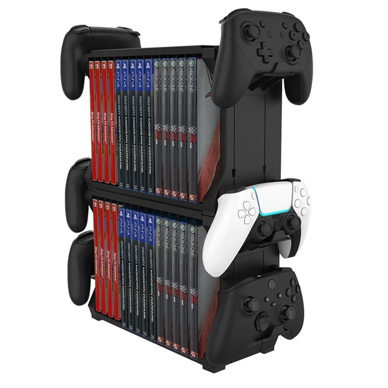 Game Storage Rack with Control - đánh giá và giá Gaming Accessories Rack