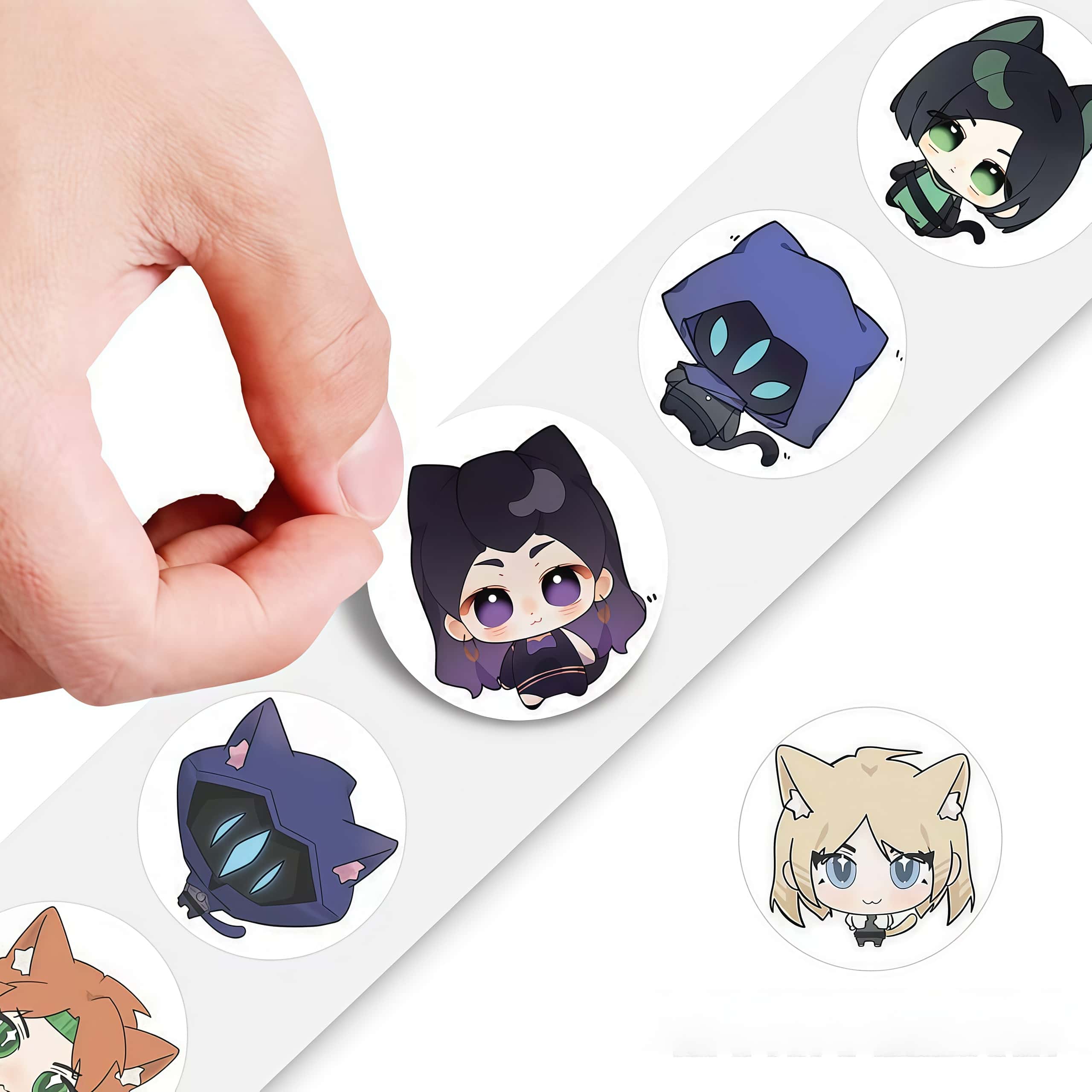 500Pcs Valorant Cat Ear Chibi  - đánh giá và giá Gaming Accessories Room