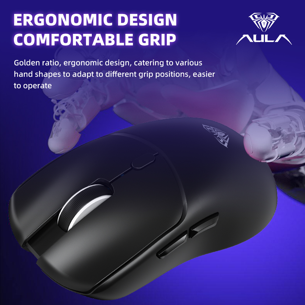 AULA SC580X Wireless Mouse Tri - đánh giá và giá Gaming Hand Accessories