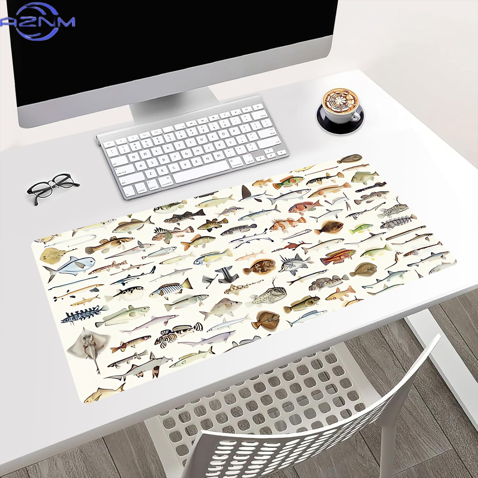 Fish Desk Mat for Mood Lightin - đánh giá và giá Desk Corner Mat