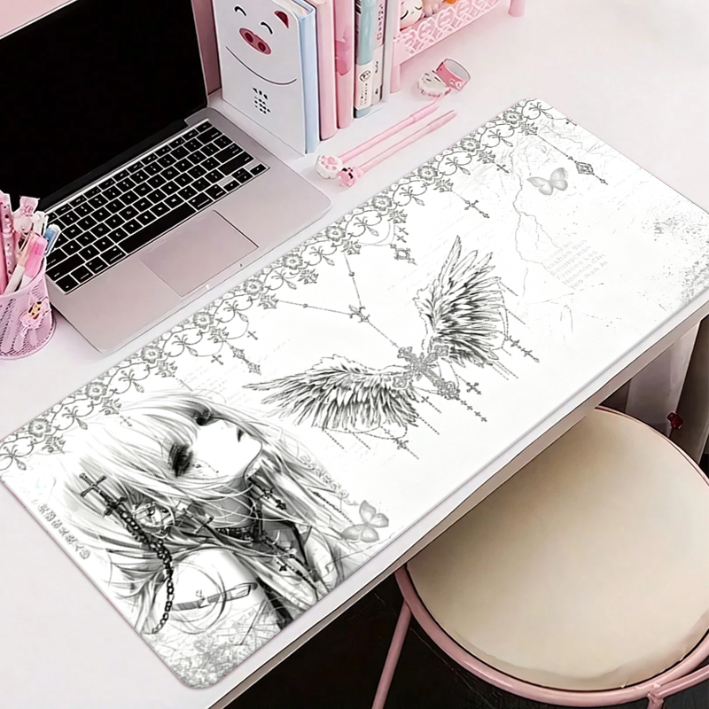 Leather Mousepad Black White A - đánh giá và giá Gaming Accessories Cheap