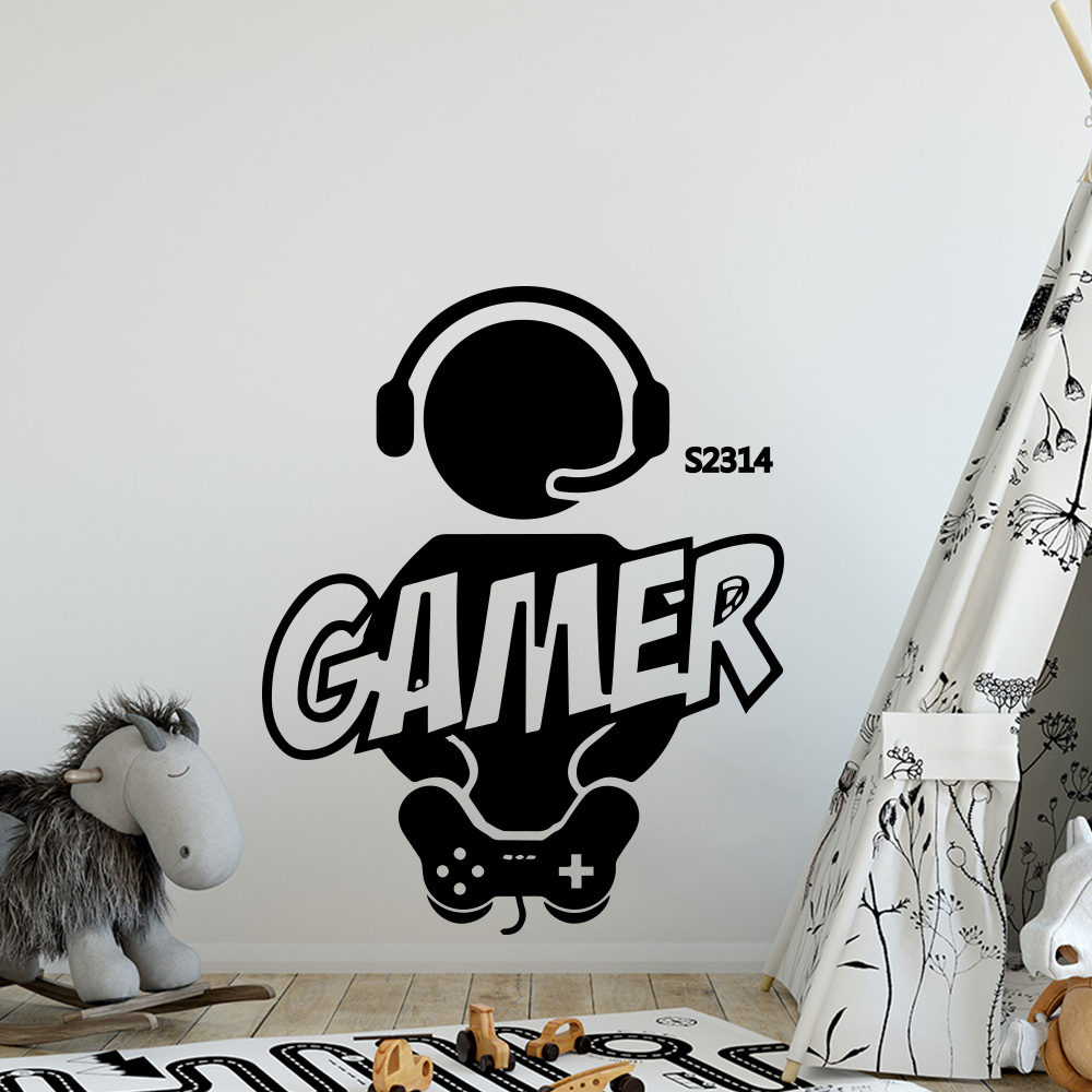 1pc Gamer Wall Art Decal For K - đánh giá và giá Gaming Accessories Room