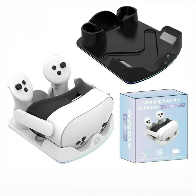 Charging Dock for Meta Quest 3 - đánh giá và giá Headset Stand Rgb
