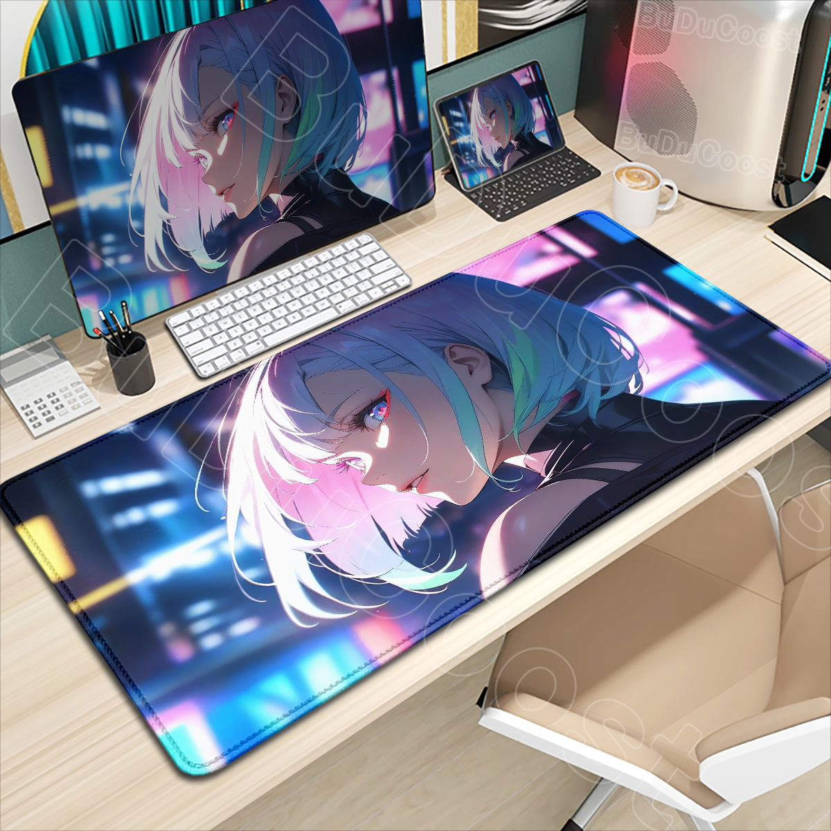 HD Printing New Wallpaper C_cy - đánh giá và giá Desk Corner Mat